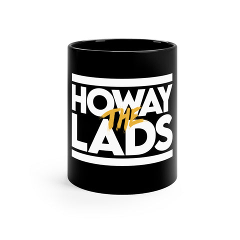 Howay the Lads Black Mug